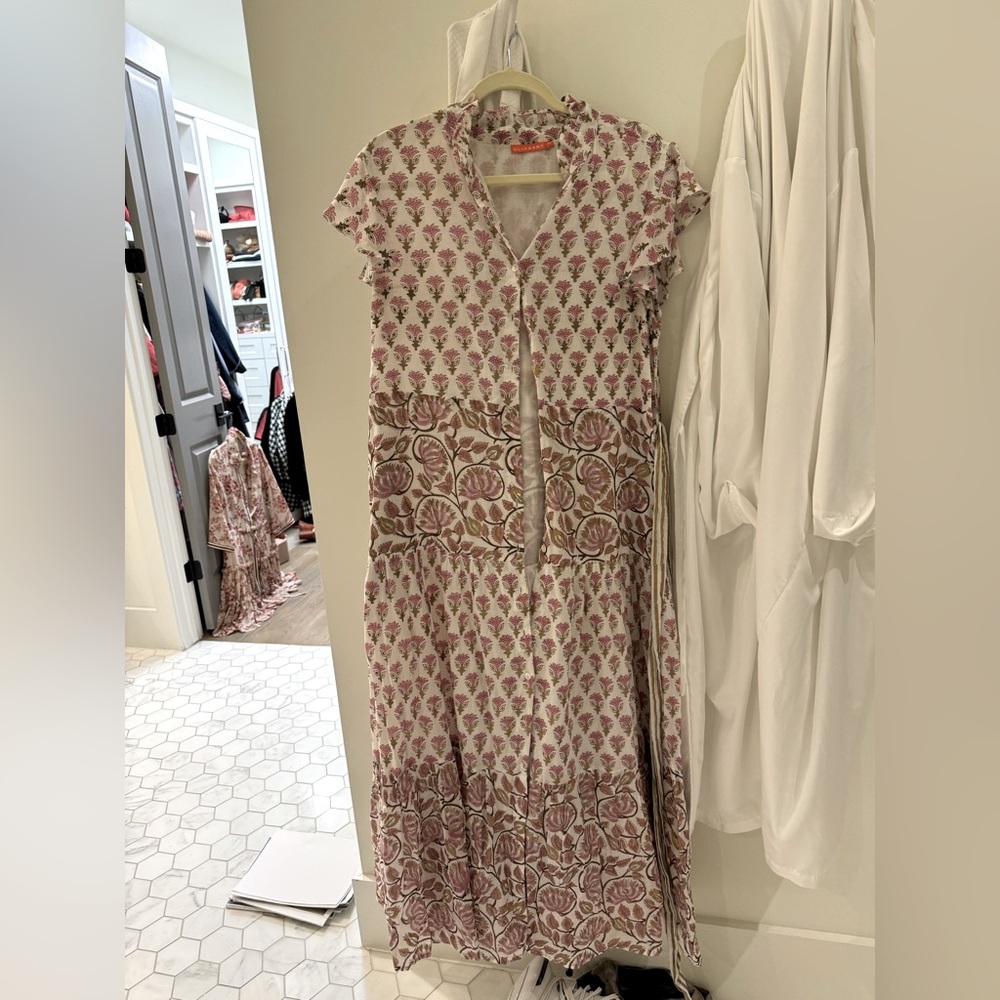Oliphant ruffle sleeve dress